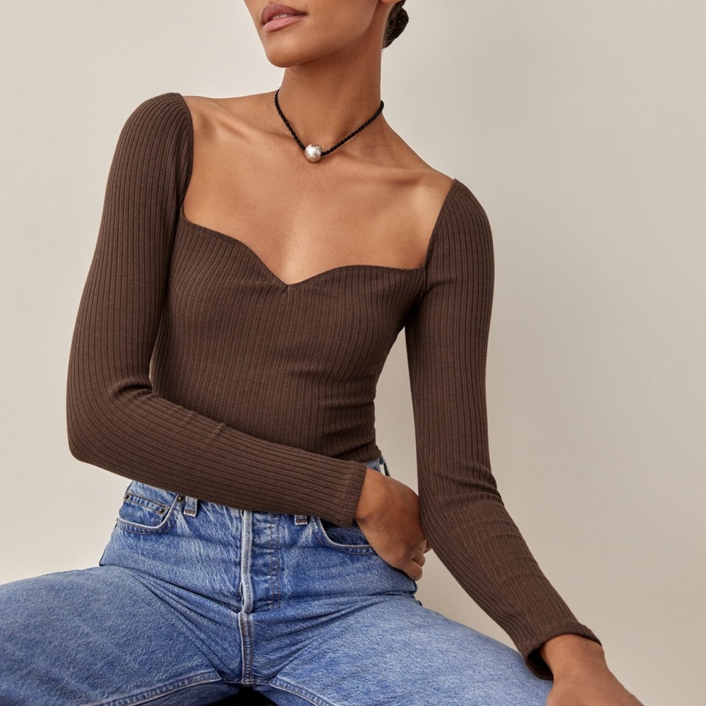 Reformation October Knit Top